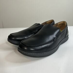Florsheim Midtown Moc Toe Slip On Loafer Mens 13 W Dress Shoes Comfort Black